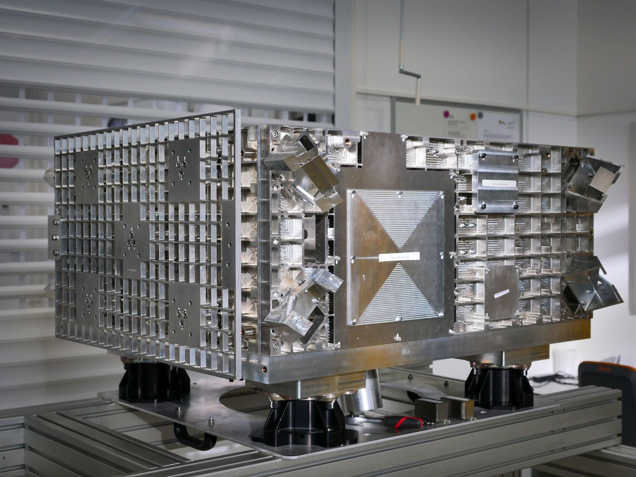 Spacecraft hardware at the Toulouse AIT facility